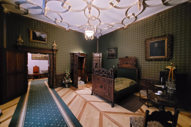 Obnovená císařská ložnice na Hrádku u Nechanic