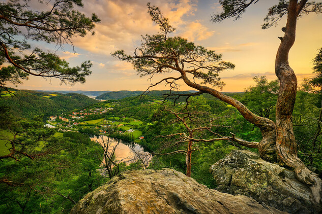 Vyhlídka na Solenickou podkovu