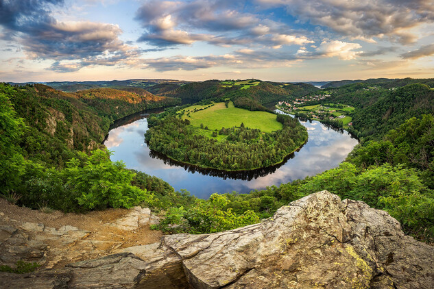 Vyhlídka na Solenickou podkovu